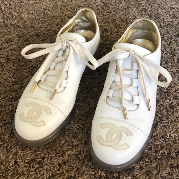 chanel white sneaker